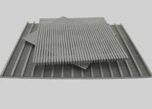 China Flat Weld Johnson Wire Screen Panel, Wedge Wire Wrapped V Slot Screen Plate on sale