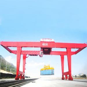 Buy cheap Workshop Gantry Shipping Container Crane Cabin Control 50T Loading product