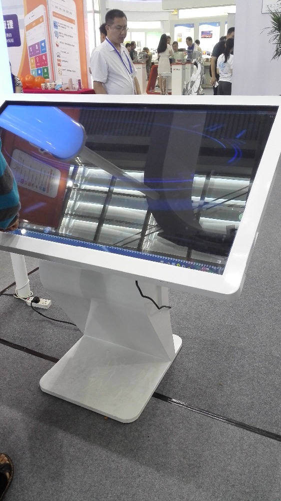 Win10/11 or Android OS 27" Inch LCD multi touch computer stand kiosk