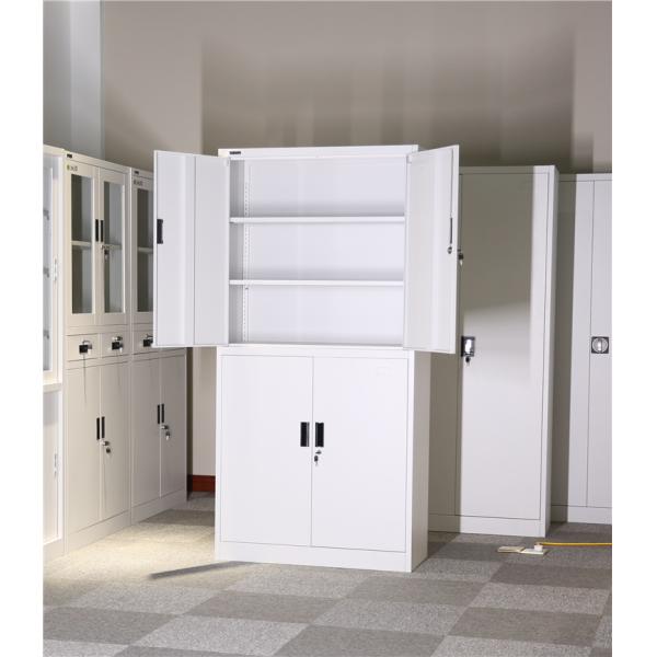 Two Compartments Metal Storage Lockable Filing Cabinets