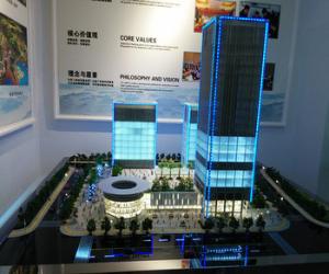 Buy cheap 3d building model with perfect led light , scale building model product