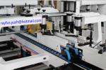 Bottom Lock Carton Folder Gluer Machine For Paperboard A C B E F Flute