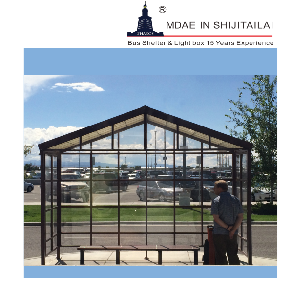 Mobile Charging W1500mm HDG Frame Digital Bus Shelters