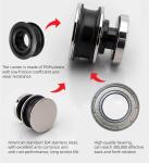 80-120kg Single Glass Door Shower Sliding Fitting Barn Door and Hardware Kit