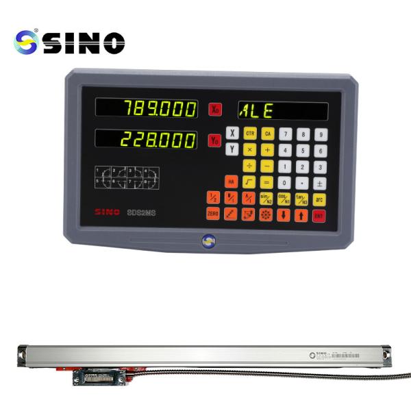 Quality SDS2MS SINO Digital Readout System Display DRO Kit Two Axis Glass Linear Scale Encoder for sale