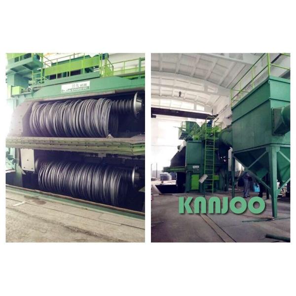 Wire Rod Coil Surface Cleaning Shot Blasting Machine Of KNNJOO