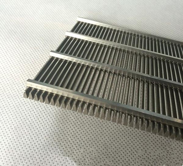 Quality Johnson Wedge Wire Screen Profile V Wire Continuous Slot Panel Wastewater Applied for sale