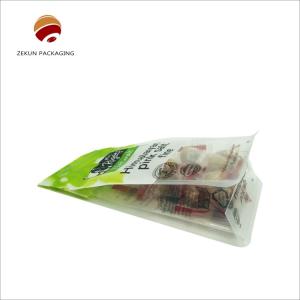 Eco Friendly Flat Bottom Zipper Pouch For Food Packaging Moisture Proof