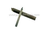 Aluminum Machining Brazed Pcd Turning Inserts External Customized Model