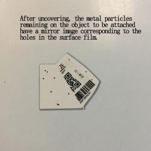 China Waterproof And Rectangle Shape Double Layer Labels With Writable Surface on sale