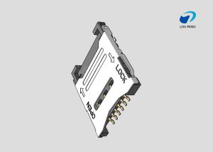 SIM Connectors, SIM Card Connectors, 2FF mini SIM Compatible Card, 6 Position, 2.54mm [.1in] Centerline,SMT