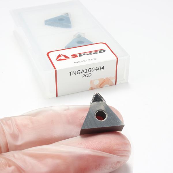 Quality High Production Efficiency With PCD CBN Carbide CNC Inserts TNGA160404 for sale