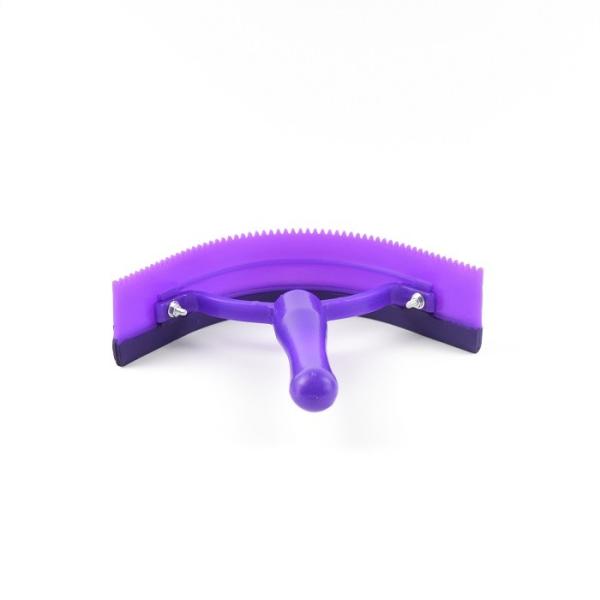 Quality Equestrian Tools Horse Pony Sweat Scraper Lightweight With Curved Rubber Blade for sale