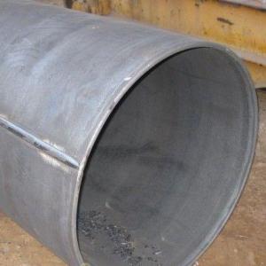 Straight Seam Longitudinal Q235b Carbon Steel Welded Pipe Od 195mm