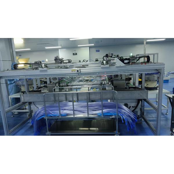 Automatic Suction Connecting Pipe Automatic Bonding Equipment For Medical Extension Tube Assembly