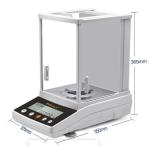 220g 0.0001g laboratory scale,internal calibration electronic analytical balance