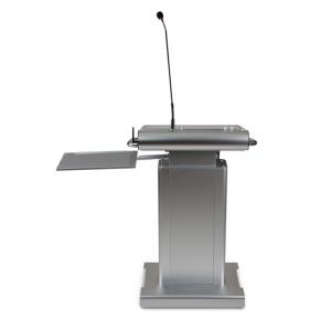 Buy cheap Wireless Microphone Lectern Smart Integrated Digital Podium With 23.8&quot; Front Screen product