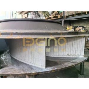 Three In One Ceramic Rubber Liners Customized Hot Vulcanization