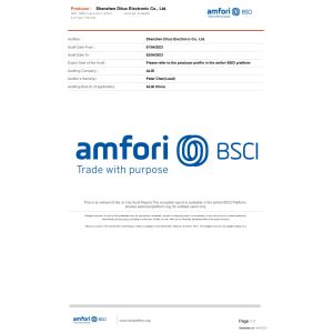 Shenzhen Dituo Electronic Co.,Ltd.  Certifications