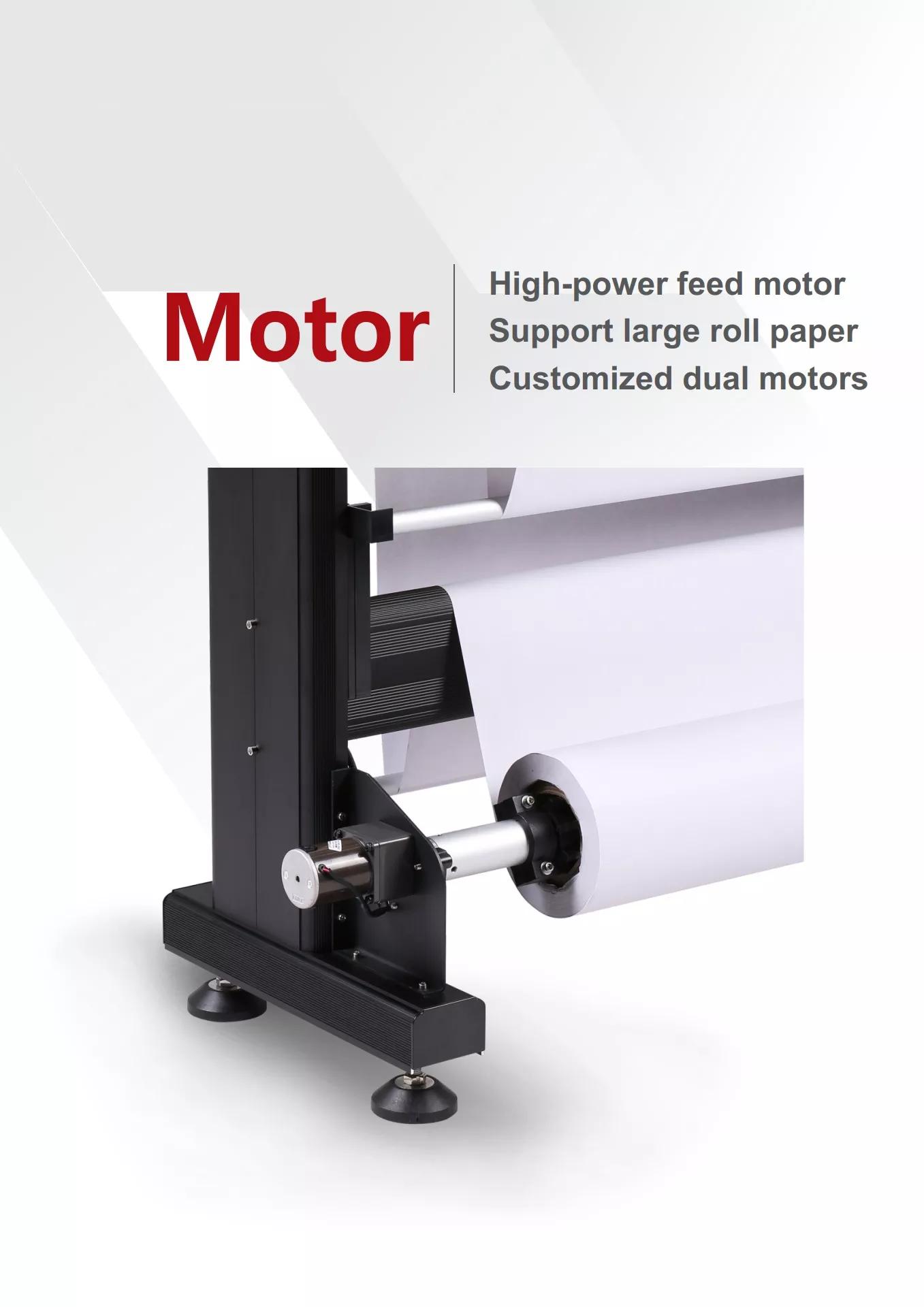 Refillable Continuous Big Ink Tank Printing Plotter with Cutting Blade and HPGL Support