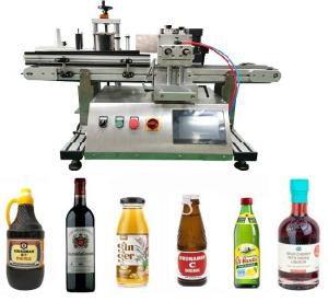 Buy cheap 40 Bottles/Min Benchtop Automatic Labeling Machine For Pepper Jar Clamp Type product