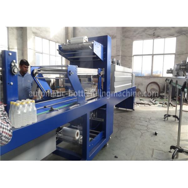 20KW Heat Shrink Packing Machine Stainless Steel 304 For Plastic / Glass Bottle With PE Film