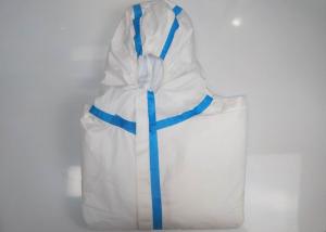 China Anti Bacteria Disposable Surgical Gown Protective Doctors Suits With Blue Tape on sale