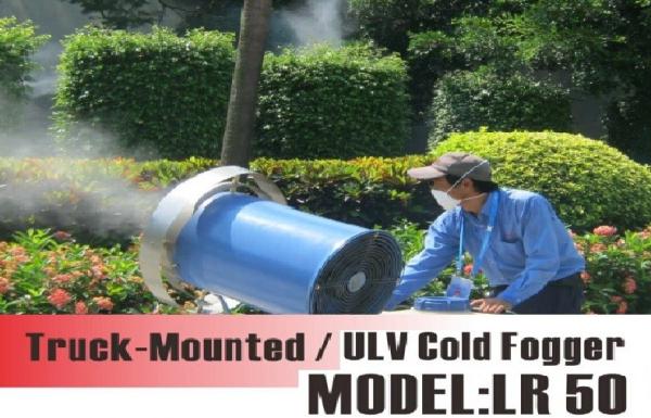 Quality Battery Powered Rechargeable ULV CCold Fogging Machine , High Pressure Centrifugal Fan for sale