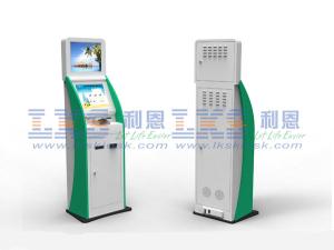 China Custom Self Service Banking Kiosk Touch Screen Kiosks A4 Laser Printer on sale