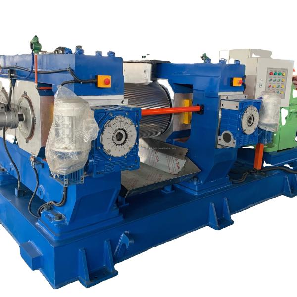 Quality 90 kW Power Hydraulic Rubber Crusher for Production Rubber Particle Size Reduction for sale