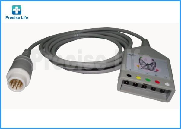 Quality Medical Spare Parts Patient monitor M1600A ECG cable Round 8 pin connector for sale