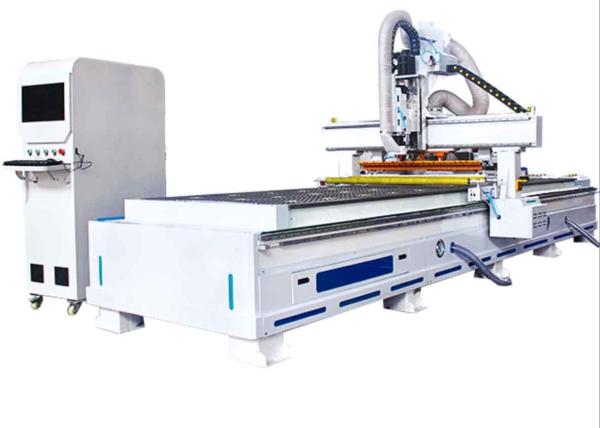 Quality 6+6 Vertical Computerized Wood Cutting Machine Single Spindle Linear Cutting Machine for sale