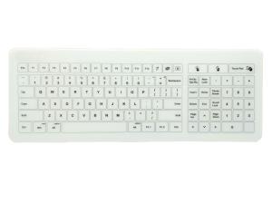 Buy cheap Capacitive Medical Soft Touch Wireless Keyboard , ABS Enclosure IP67 Touch Type Keyboard product