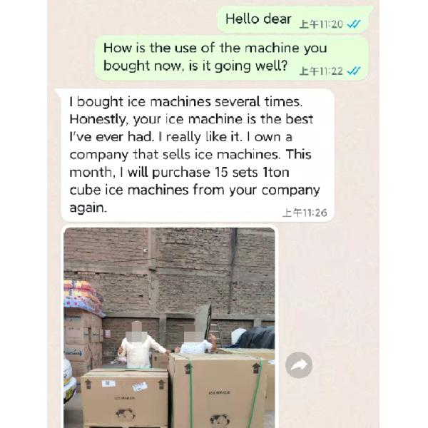 Energy Saving ICEMA 1T-10T Industrial Cube Ice Machine for Food and Beverage Industry