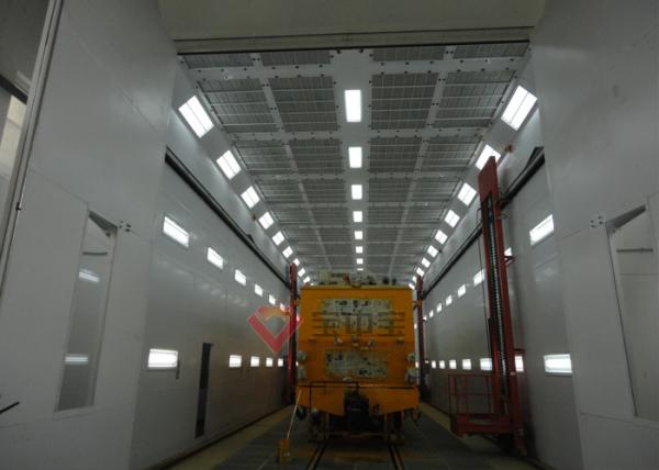 Quality Metro Paint Booth Train Spray Booths With Trolley Equipments for sale
