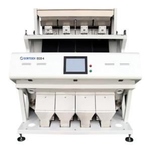 China Four Chutes CCD Color Sorter 252 Ejectors For Rice Wheat Plastics Corn Seeds on sale