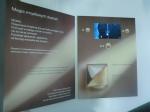 Multi Button Control LCD Video Card CMYK Color Printing Showcase