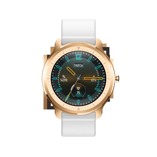 Quality RTK8762 Smart Heart Rate Bracelet 1.28 Inch Android Smartwatch Bluetooth Calling for sale