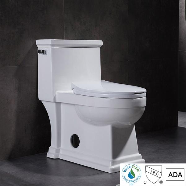 Quality 4.8l American Standard Right Height Elongated Toilet One Piece Floor Mounted for sale