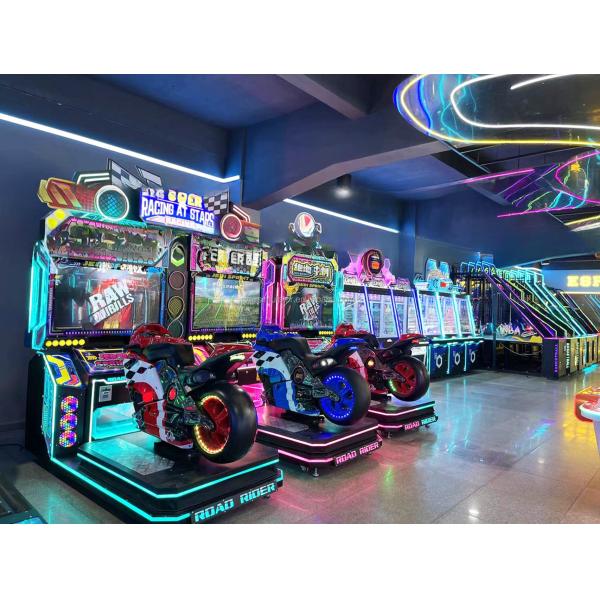 Gameplay action shot showing racing graphics