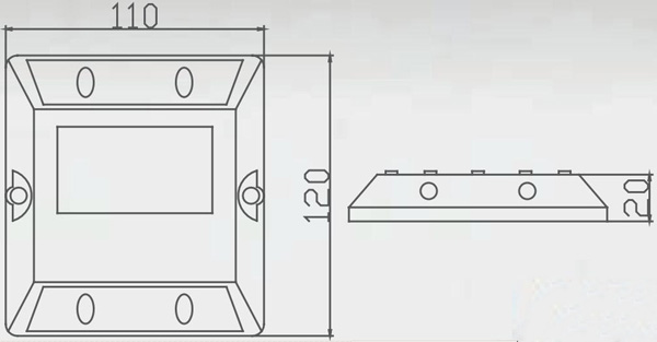 Factory Wholesale IP68 Waterproof Pavement Marker Reflective Aluminum Alloy LED Solar Cat Eyes For Traffic Safety