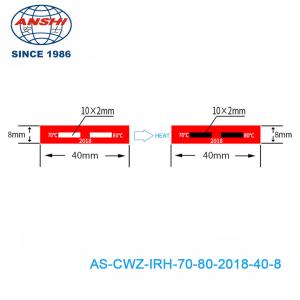 Buy cheap Irreversible Temperature Indicator Labels 2 Point 70 80 ℃ 158 176℉ 2 Temperature Level product