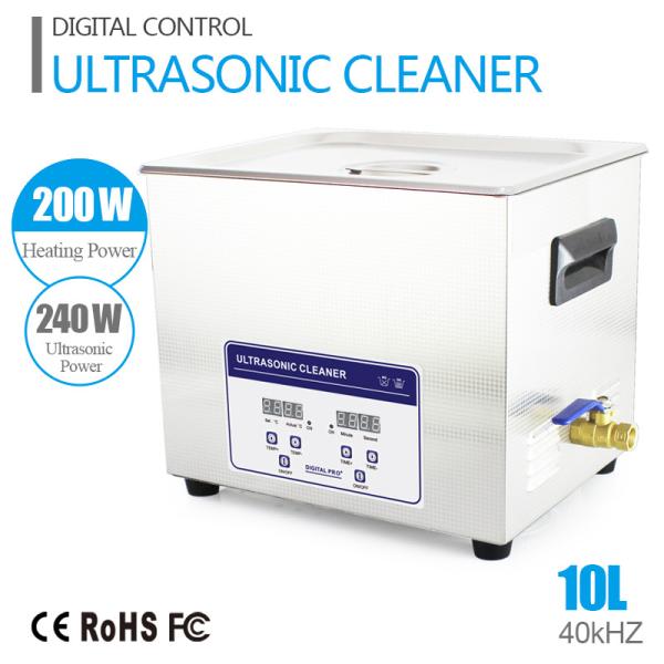 Quality 10L 240W JP - 040S SUS Ultra Sonic Cleaner With Digital Timer / Heater for sale