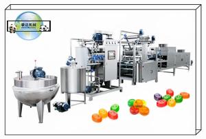 China Fruit Taste Hard Candy Production Line Hard Candy Processing Line Equipment Hard Candy Making Machine Lines on sale