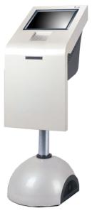 T7 Sleek self service kiosk with elevator