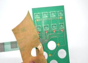 Buy cheap Push Button Single Membrane Switch LED , Flat PCB Membrane Switch Panel product