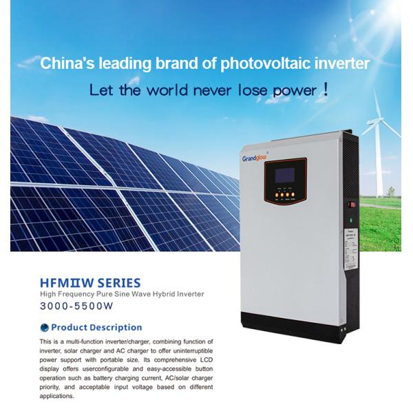 5KW 48V MPPT Hybrid Inverter Off Grid Solar Inverter Without Battery