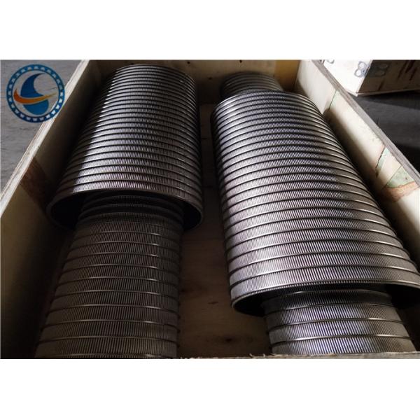 Corrosion Resistant Reverse Wedge Wire Screen Pipe For Coal Mining Industry