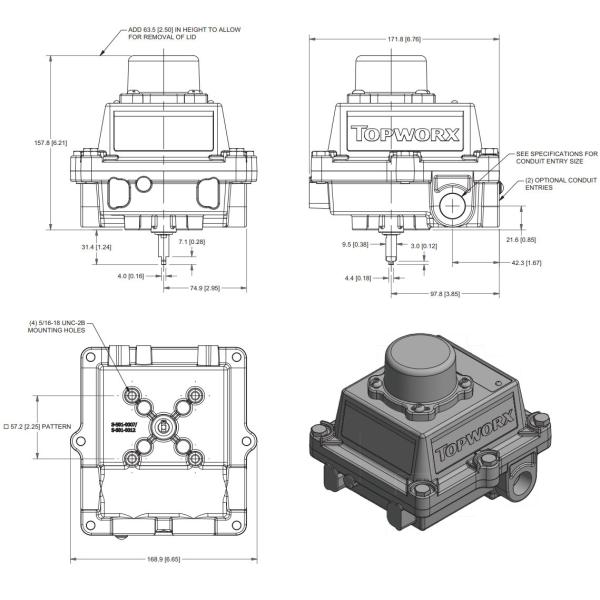 Emerson TopWorx DXP DXP-M21GN4S Variety of Bus Networks and Sensor Options