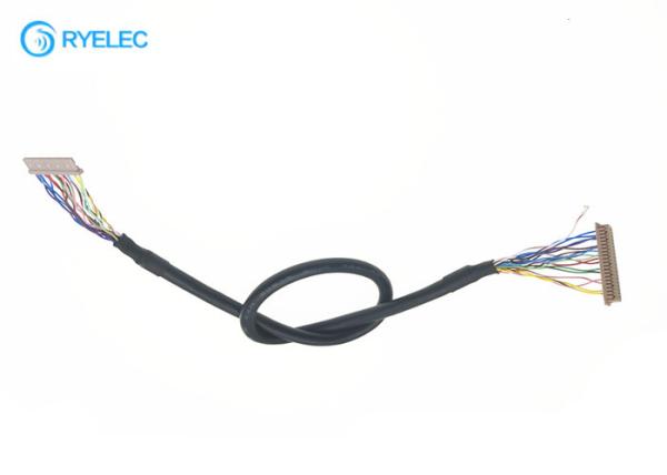 Quality Crimping / Pressing Type LVDS Cable Assembly With DF13 / DF14 Connector for sale